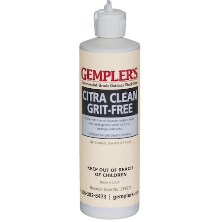 Gemplers Citra Clean Waterless Hand Cleaner 4439903
